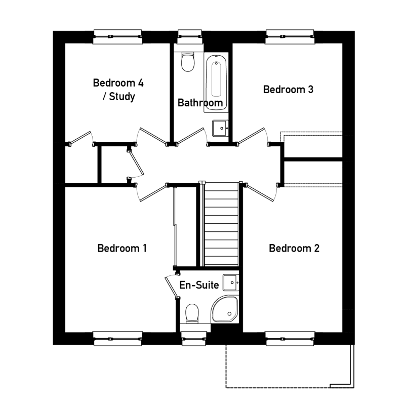 4 bedroom detached The Keppie for sale in Haddington plot 145