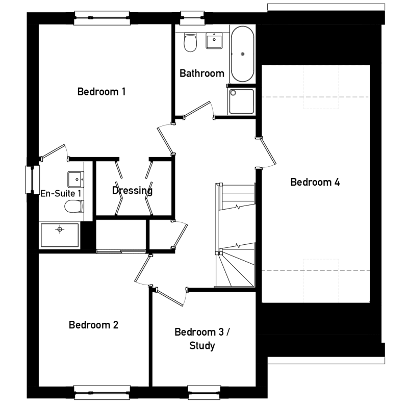 5 bedroom detached The Telford for sale in Haddington plot 134 Mactaggart & Mickel New
