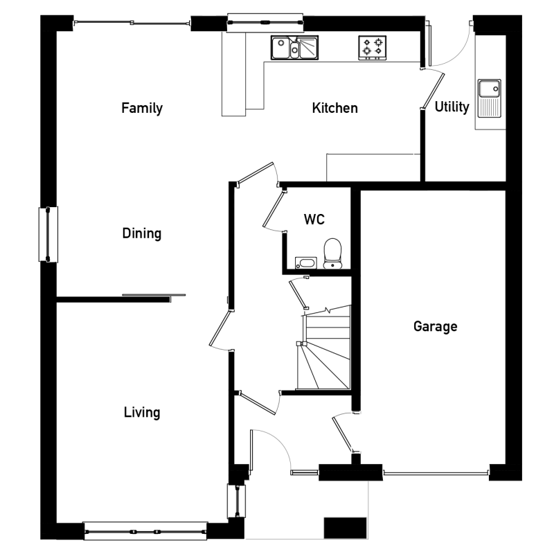 5 bedroom detached The Telford for sale in Haddington plot 134 Mactaggart & Mickel New