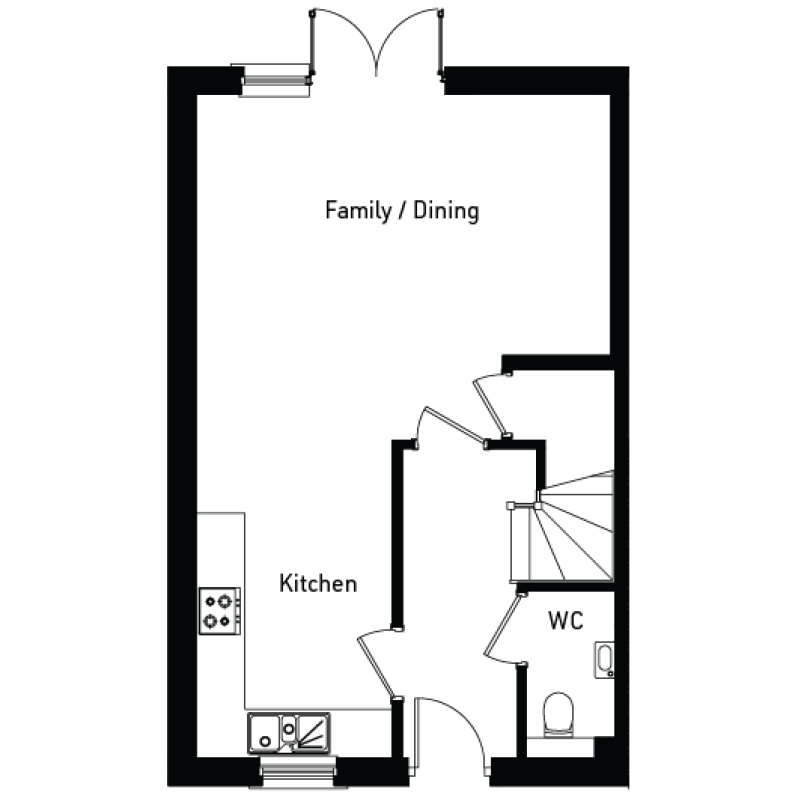 Rowntree floorplan GF AS