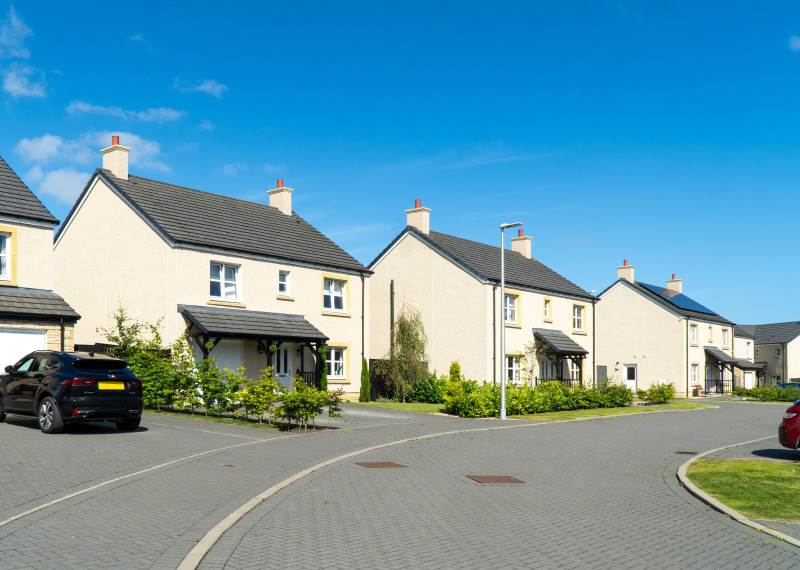 Millerhill development banner streetscape AM