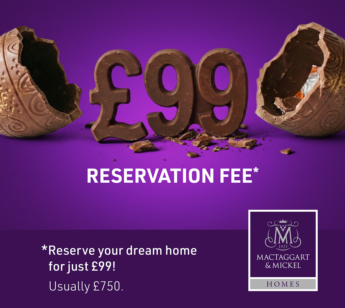 J006626 Mac Mic &pound;99 Reservation Fee Easter